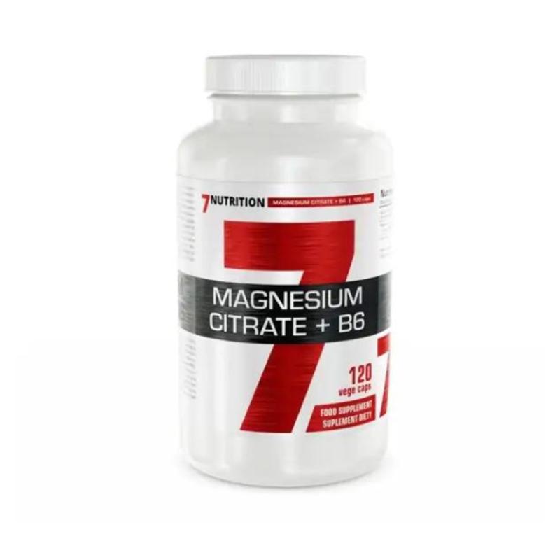 7NUTRITION MAGNESIUM CITRATE + B6 120 kapsula