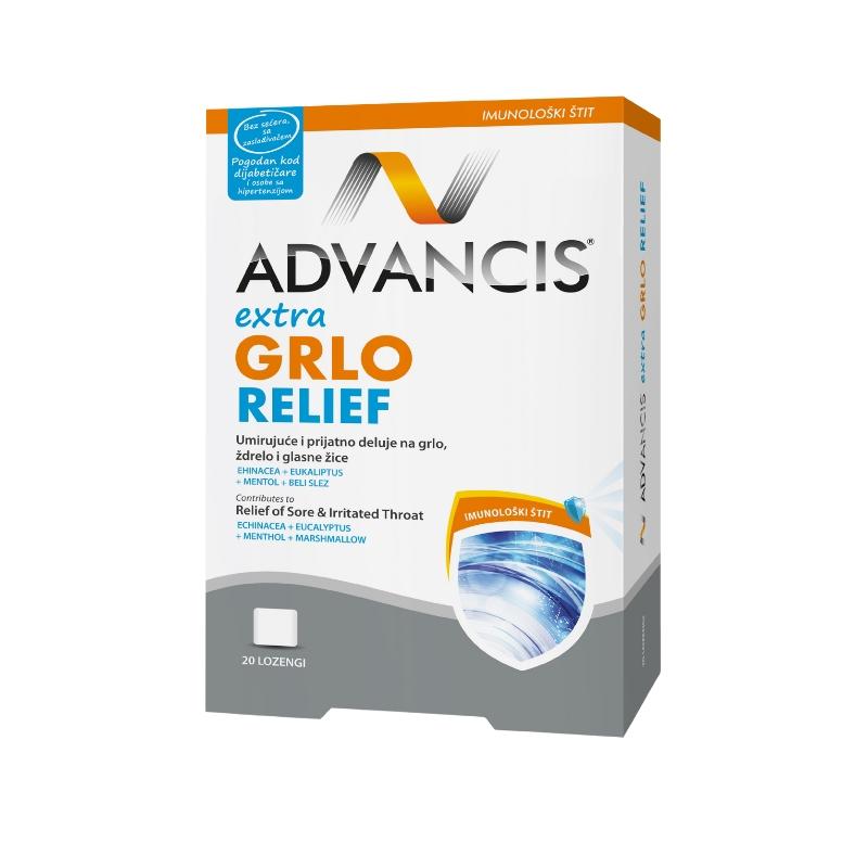ADVANCIS Extra Grlo Relief 30 tableta