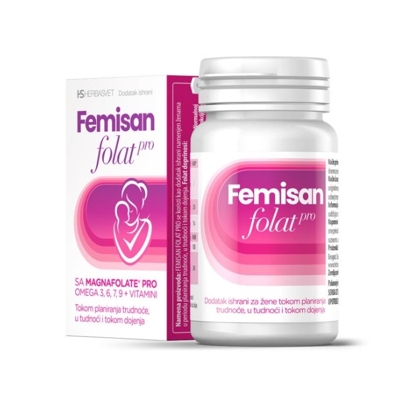 FemiSan Folat Pro 30 kapsula