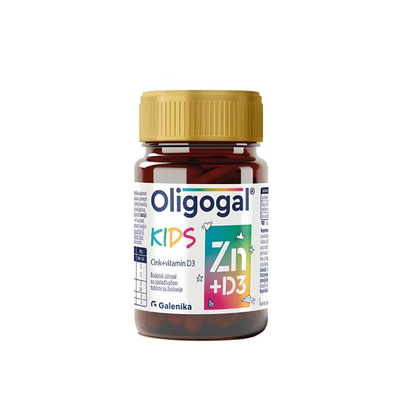 Galenika Oligogal Kidz Zn+D3 60 tableta za žvakanje