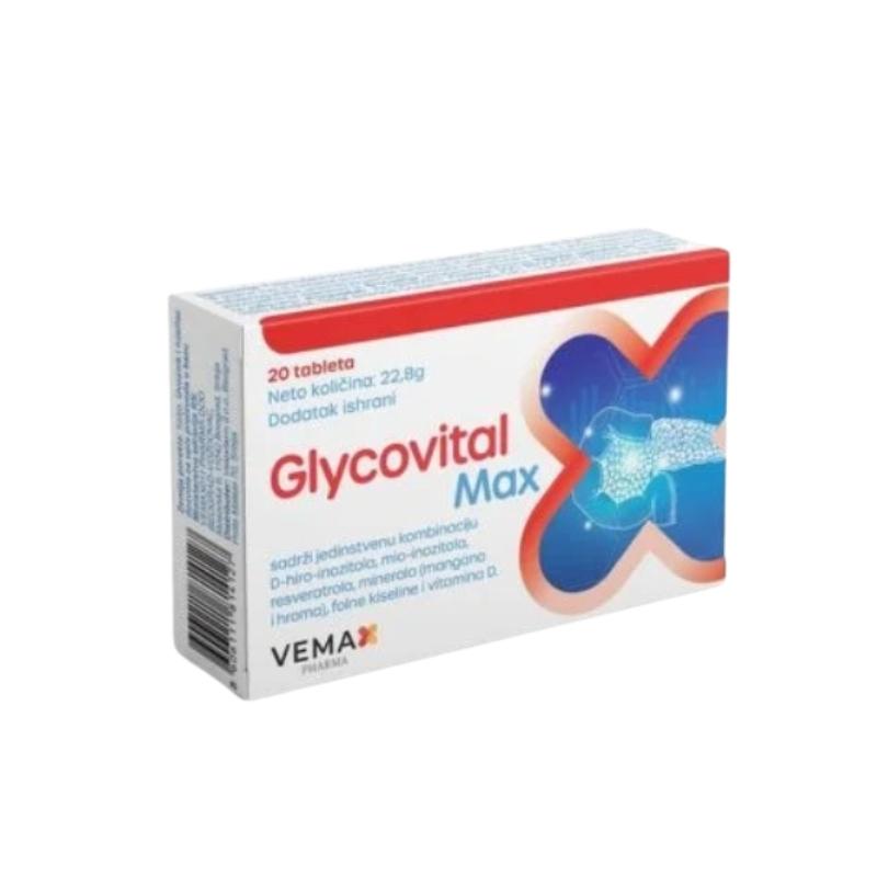 Glycovital MAX 20 tableta