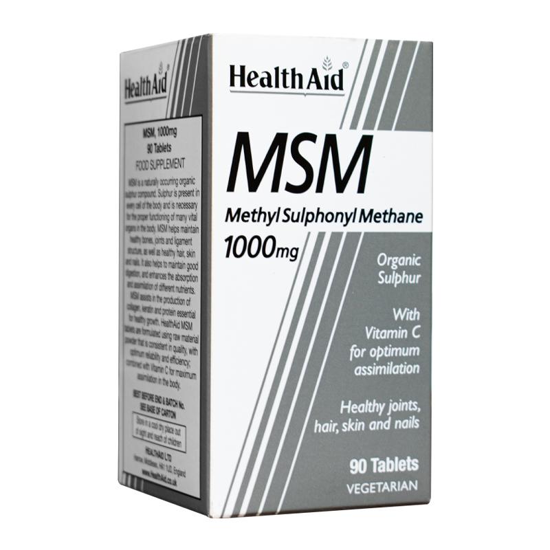 HealthAid MSM 1000mg 90 tableta