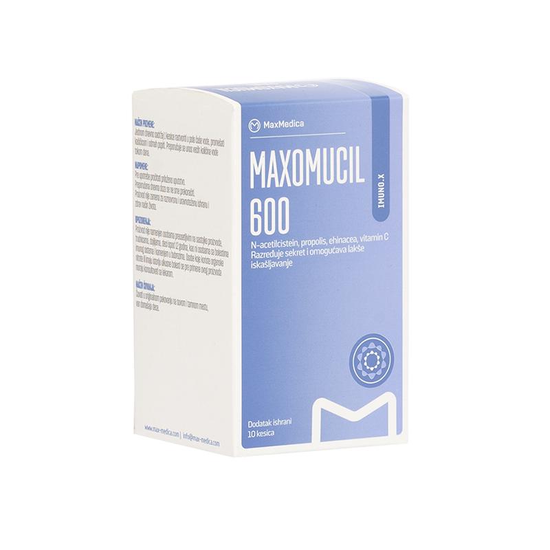 MaxMedica MaxoMucil 600 10 kesica