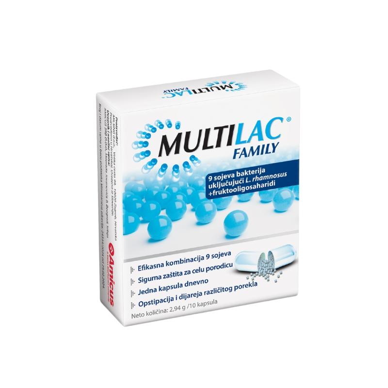 Multilac Family 10 kapsula