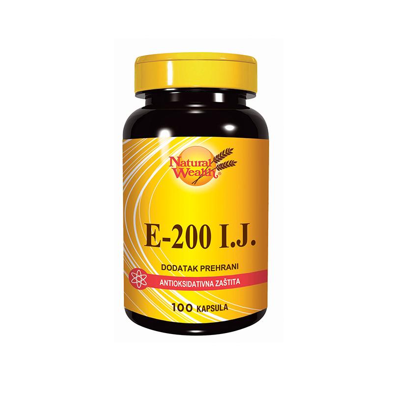 Natural Wealth Vitamin E 200 IJ 100 kapsula