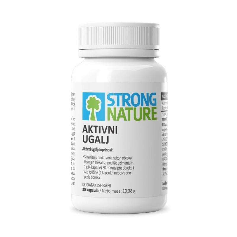 Strong Nature Aktivni ugalj 30 kapsula