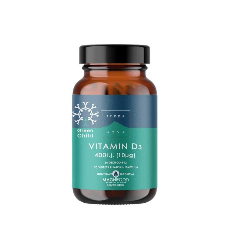 TERRANOVA Green Child Vitamin D3 50 kapusla
