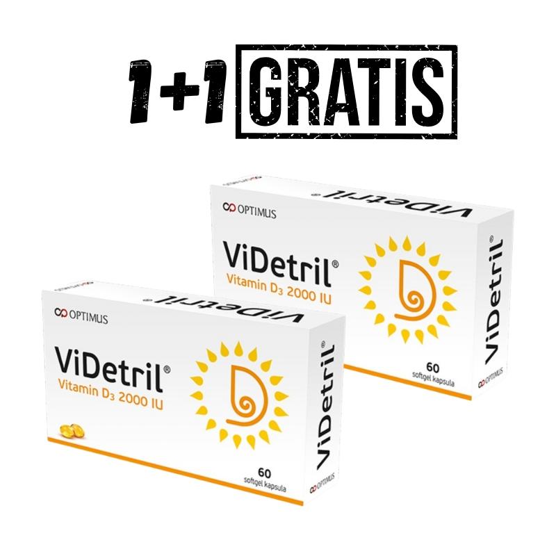 Videtril 2000IJ 60 kapusla 1+1 GRATIS